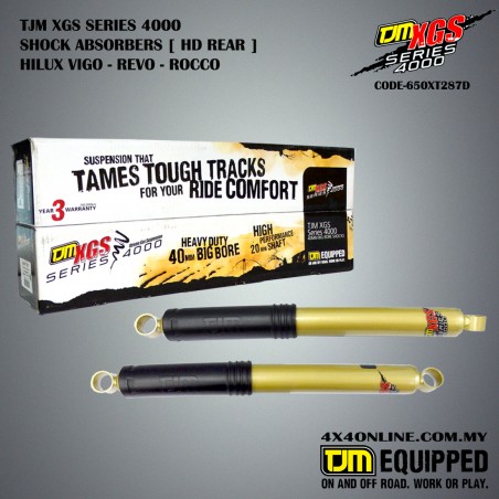 HILUX VIGO/REVO/ROCCO TJM XGS SERIES 4000 REAR HD 650XT287D
