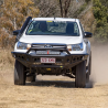 TJM CHASER BULL BAR BLACK STEEL TOYOTA HILUX REVO