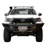 TJM CHASER BULL BAR BLACK STEEL TOYOTA HILUX ROCCO
