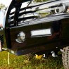 TJM OUTBACK BULL BAR BLACK STEEL T13-TOYOTA HILUX REVO ROGUE