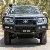 TJM OUTBACK BULL BAR BLACK STEEL T13-TOYOTA HILUX ROCCO