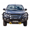 TJM OUTBACK BULL BAR BLACK STEEL T13 ISUZU D-MAX 2017-2020