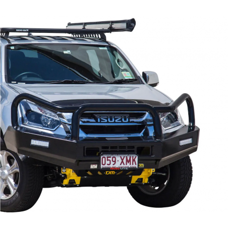 TJM TRADESMAN BULL BAR BLACK STEEL T15-ISUZU D-MAX 2017-2020