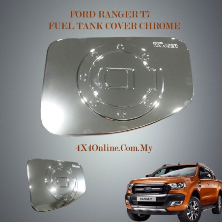 FORD RANGER T7 FUEL TANK COVER CHROME