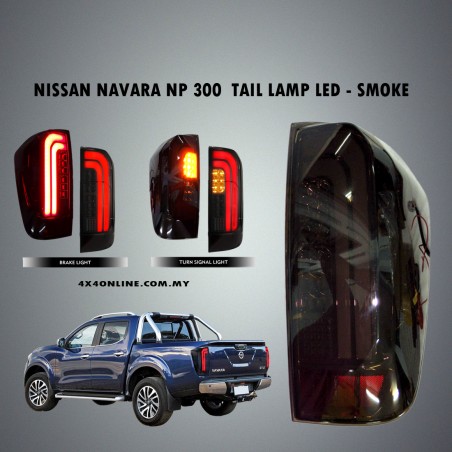 NAVARA NP 300 TAIL LAMP LED - SMOKE