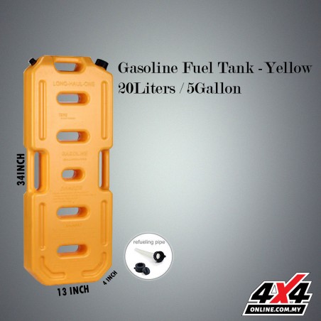Gasoline Fuel Tank yellow - 20 liters