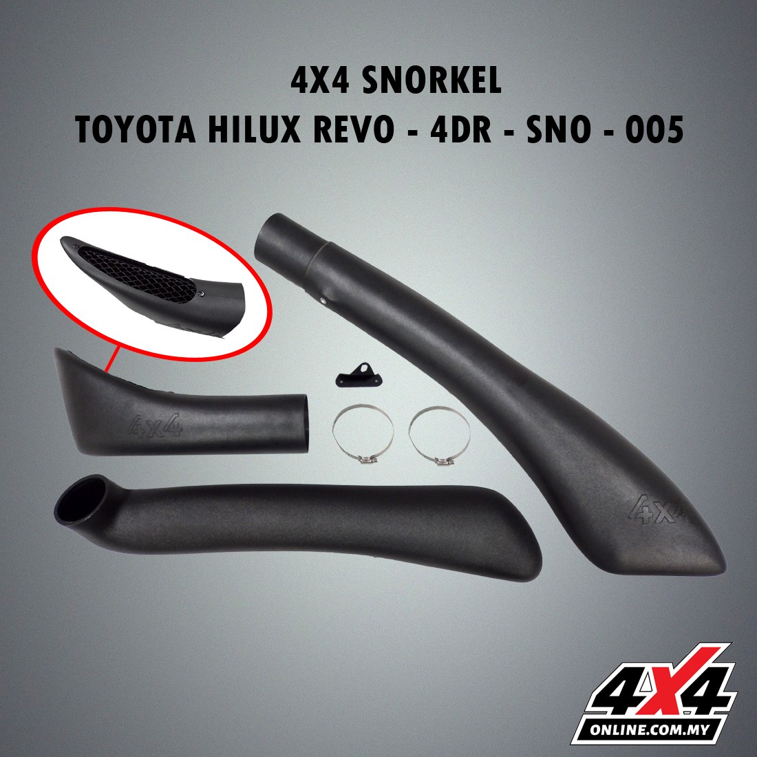 TOYOTA HILUX REVO 4DR SNO 005 4X4 SNORKEL