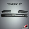 FORD RANGER 2015 BONNET GUARD BLACK 3 PCS