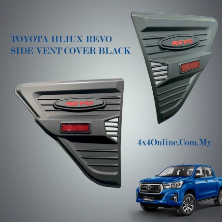 TOYOTA HILUX REVO SIDE VENT COVER BLACK