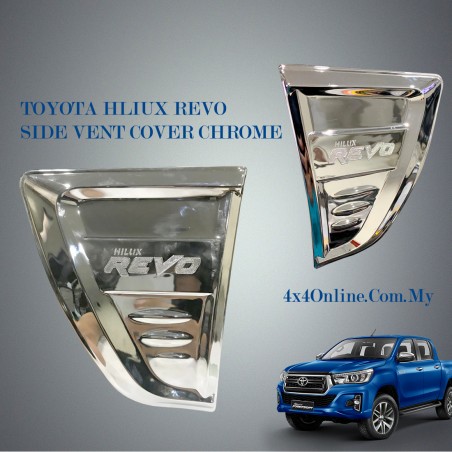 TOYOTA HILUX REVO SIDE VENT COVER CHROME