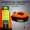 TJM SNATCH STRAP 11000KG 11T 9Mx75MM ORANGE