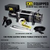 TJM PRIME ELECTRIC WINCH 9500LB SYNTHEIC ROPE