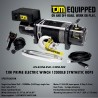 TJM PRIME ELECTRIC WINCH 12000LB SYNTHEIC ROPE